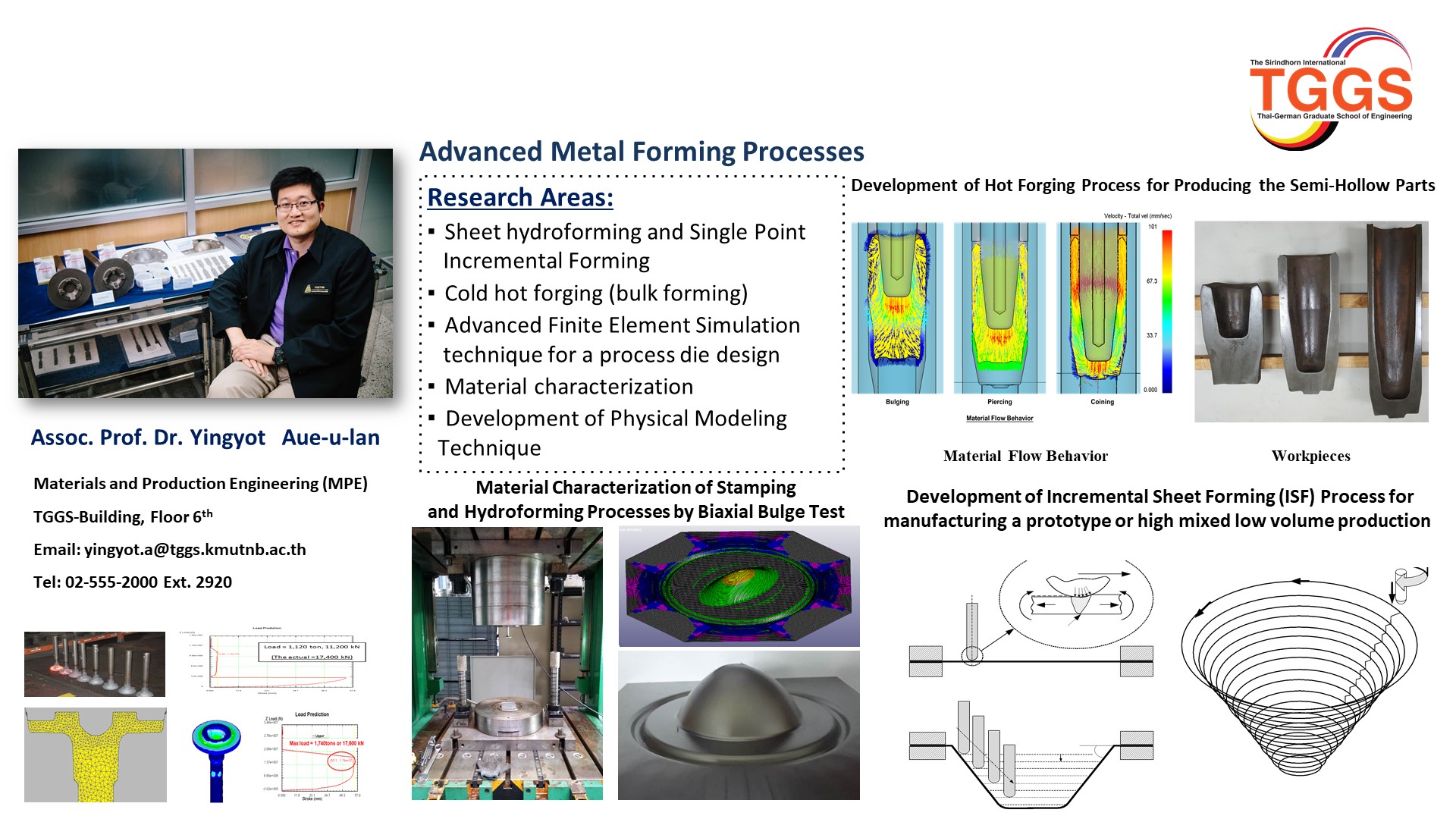 RESEARCH AREAS Materials and Production Engineering