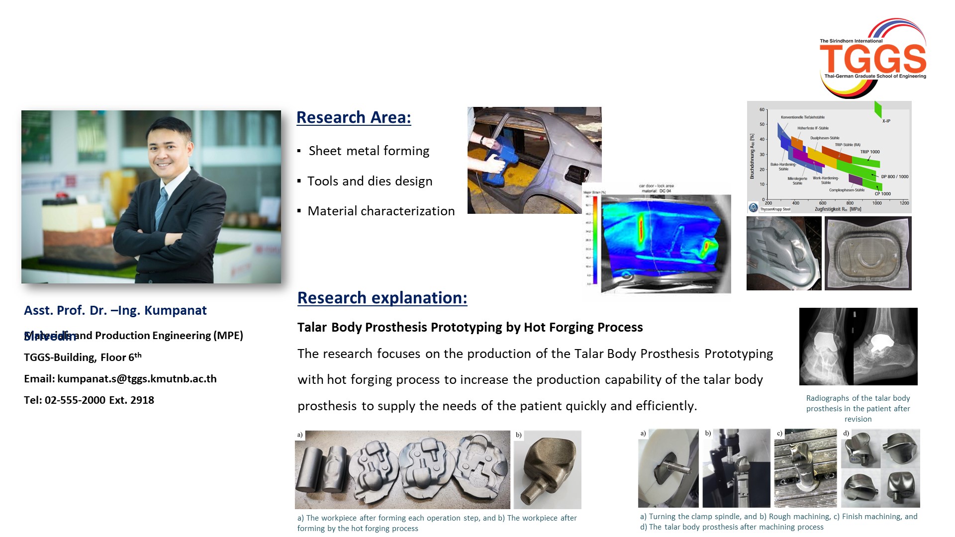 RESEARCH AREAS Materials and Production Engineering